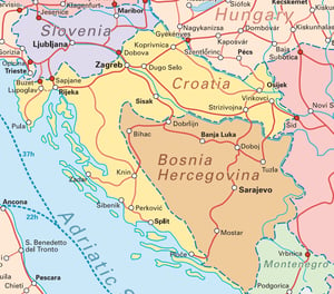 Interrail-Routes-for-Croatia-Map
