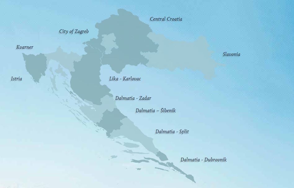 Croatia Overview Map